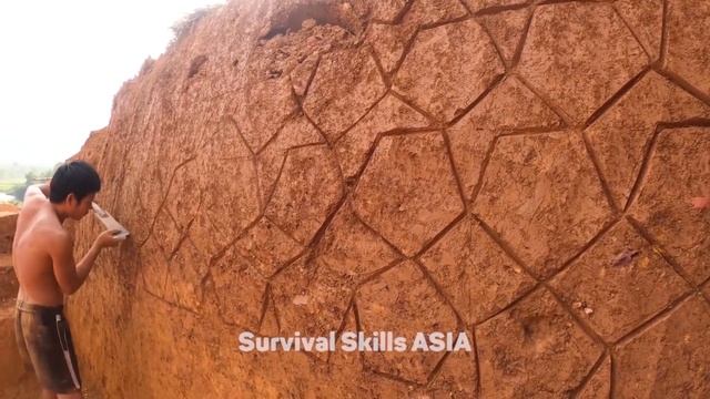 Build The Most Modern Mansion Swimming Pool Underground and Secret Tunnel House | Primitive Surviva смотреть онлайн