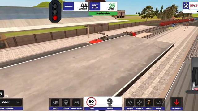 симулятор поезда евро 2 - Euro Train Simulator 2 - Game Play