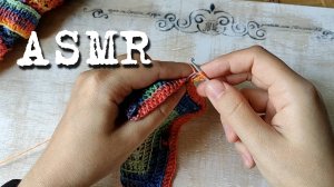 [ASMR] Вязание крючком