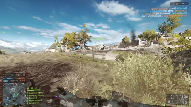 Рубим руками и ногами [Battlefield 4] смотреть онлайн