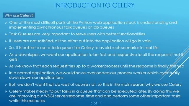 Introduction to Celery | What is Celery? Features | Why use Celery? | Pros and cons of Celery смотреть онлайн