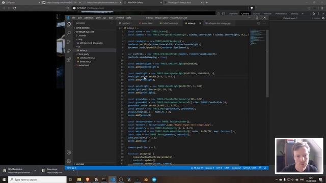 Building a 3D image gallery with Runway and three.js смотреть онлайн