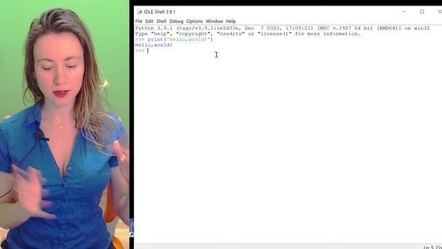 How to download and instal Python to computer. First Python programme. смотреть онлайн