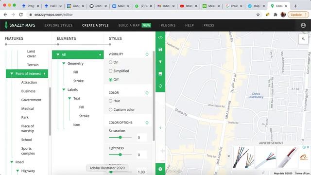 Create Custom Google Maps (Demo) using SnazzyMaps and Adobe Illustrator смотреть онлайн