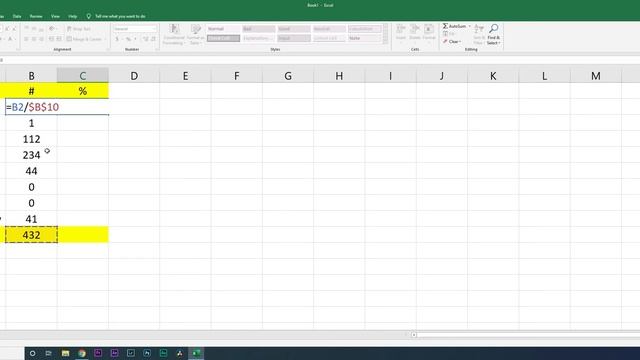 Calculate % Contribution in Excel | Excel Tutorial смотреть онлайн
