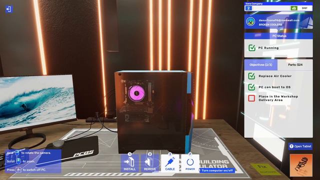 Pc Building Simulator #1 || أخيراااا فتحت مشرووووووع عمري اكبر شركة صيانة وبيع كمبيوتر смотреть онлайн