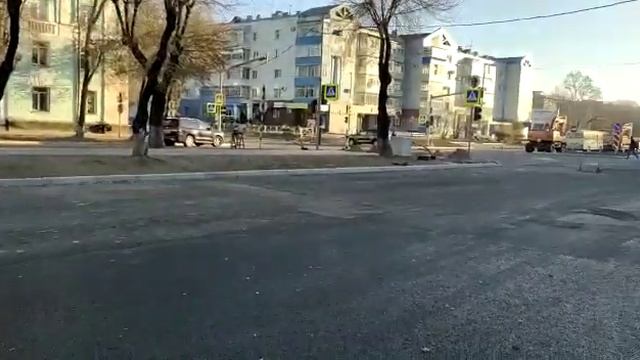 ремонт улицы Горького завершается в Благовещенске смотреть онлайн
