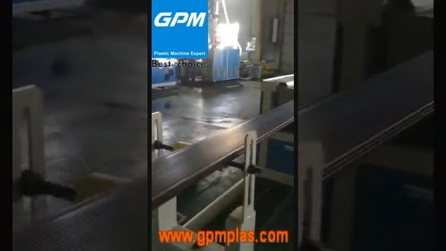 (WPC)wood plastic composite profile making machine смотреть онлайн