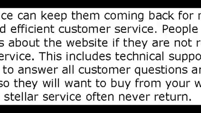 Customer service can keep them coming back for more смотреть онлайн