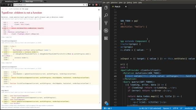 React Apollo Part 2 - Mutation смотреть онлайн