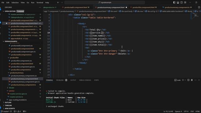 Angular signals real time example - POS product add screen with calculation | angular signal CRUD смотреть онлайн
