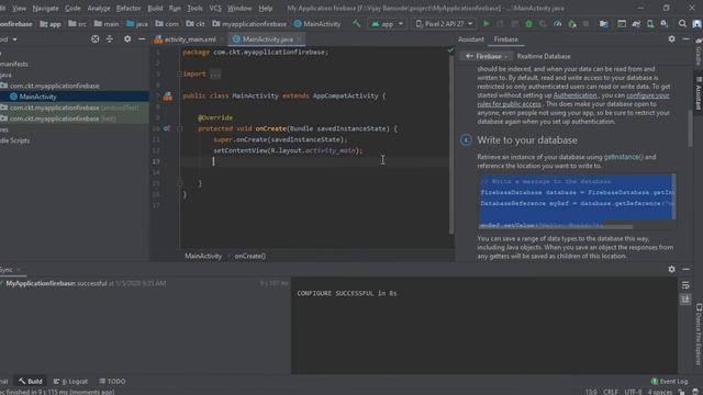 How to connect Firebase to Android Studio смотреть онлайн