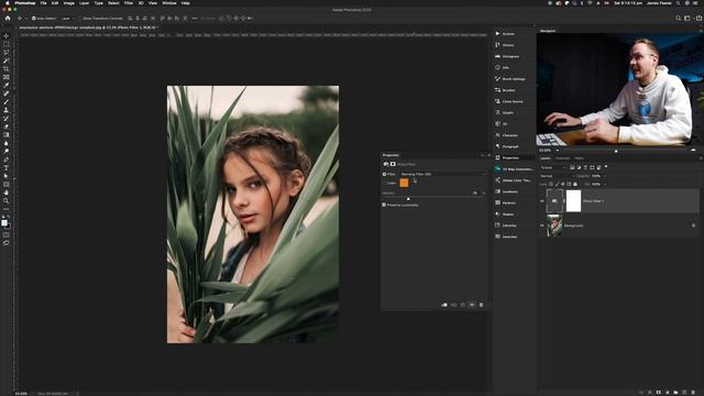 How To Create a Photo Filter in Photoshop CC 2020 #2MinuteTutorial смотреть онлайн