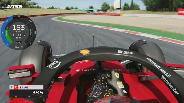 The NEW F1 2023 Spanish GP Layout Without The Final Chicane! смотреть онлайн