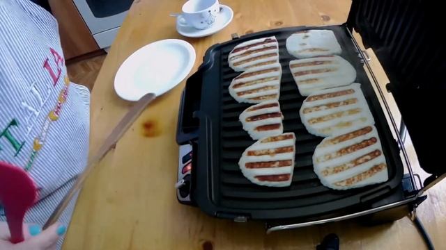 Адыгейский сыр в гриле Tefal ПП! Вкусный и полезный завтрак или перекус! смотреть онлайн