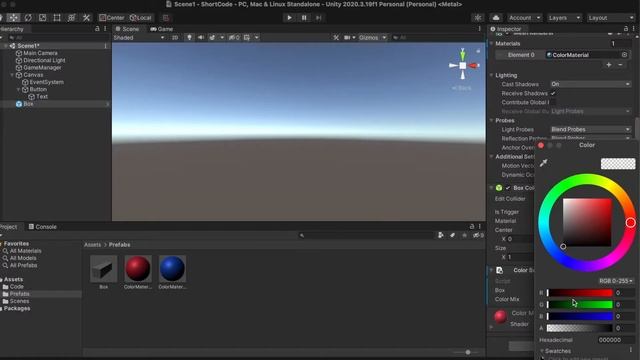 Unity color swap or change for game object mesh renderers смотреть онлайн