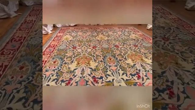 Vintage William Morris Inspired Indian Floral Rug 71245 смотреть онлайн