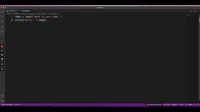 Python input kids tutorial | Tutorial 3 | BM coding for kids смотреть онлайн