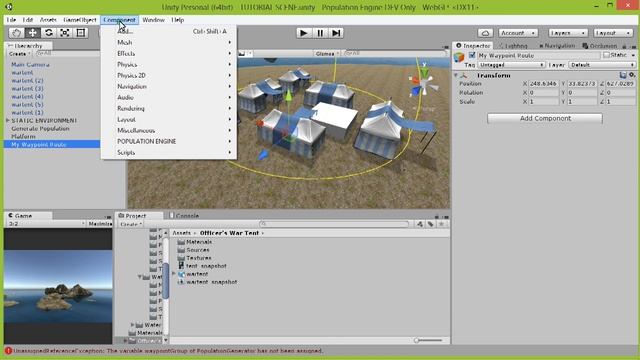 Population Engine - Basic Setup Tutorial (Unity 3D) смотреть онлайн