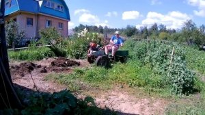 Сравнение переднего и заднего адаптера для мотоблока. Часть 2