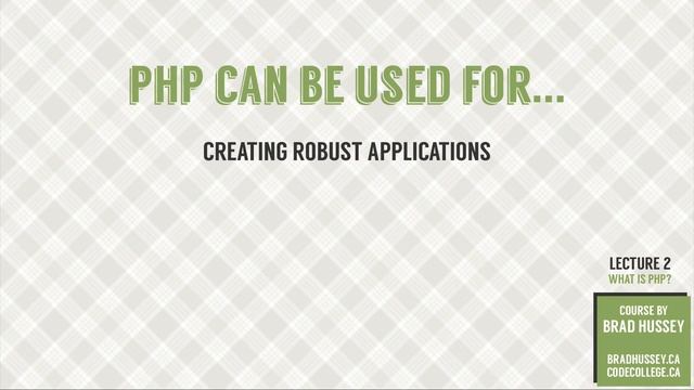 What is PHP? [#2] Code Dynamic Websites with PHP смотреть онлайн