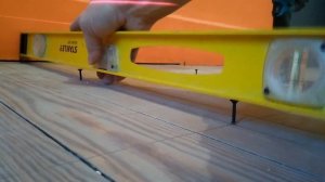 Выравнивание деревянного пола в 0 с перепадом 3см.