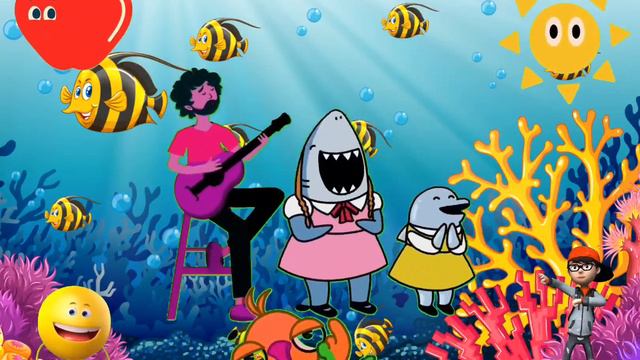 Baby Shark do do, Dance, Sing and play with the Shark #nursery_rhymes #phonicsong #toddlers смотреть онлайн