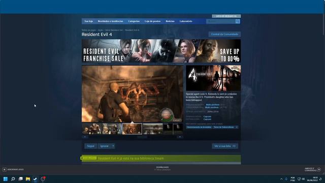 Resident Evil 4, em Promoção na Steam, CORRA: até 12/06/2022. Versão Ultimate HD Edition. смотреть онлайн