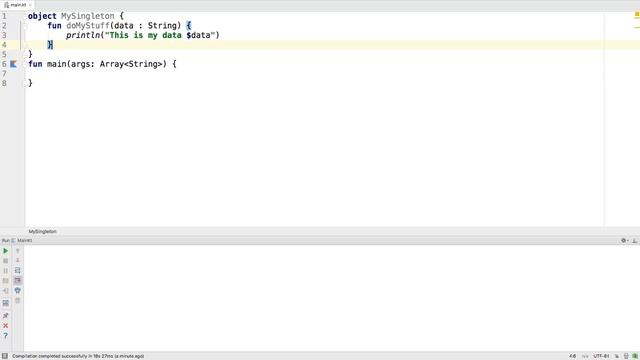 Singletons - Programming with Kotlin from the Ground Up! - raywenderlich.com смотреть онлайн
