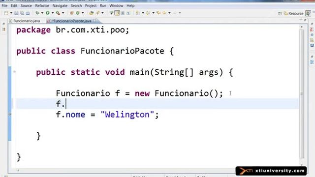 Universidade XTI JAVA 040 Médtodos get e set Encapsulamento смотреть онлайн