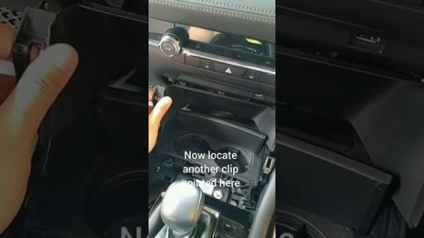 How to remove Mazda 3 BP 2019/2020 cupholder