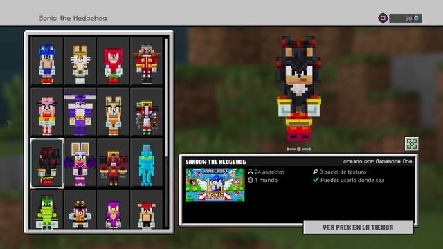 Minecraft x Sonic The Hedgehog Dlc | All 24 Sonic Skins смотреть онлайн