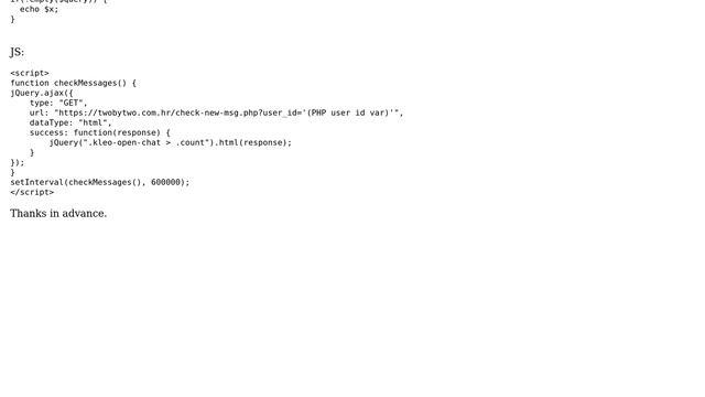 Wordpress: Checking for new message using AJAX and PHP. Server overload? смотреть онлайн