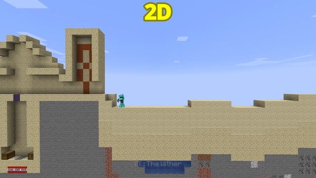 3D minecraft vs 2D minecraft vs 1D minecraft vs 5D minecraft смотреть онлайн