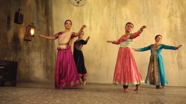 Индийский танец Kathak Fusion Apsara.ru Dancers