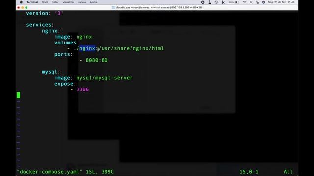 COMO UTILIZAR O DOCKER-COMPOSE PARA FAZER DEPLOYMENT DE AMBIENTES INTEIROS! смотреть онлайн