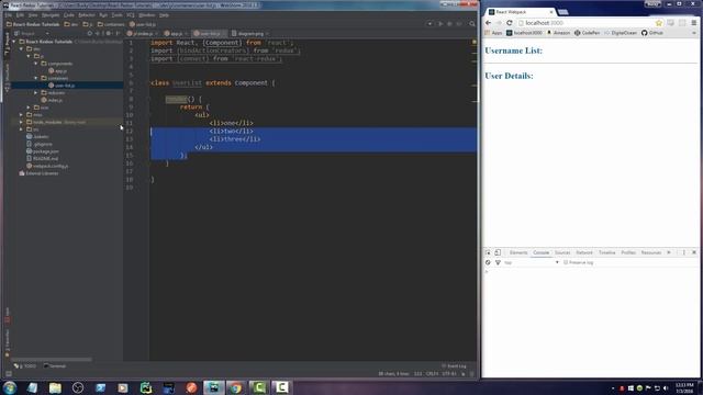 React JS / Redux Tutorial - 7 - mapStateToProps смотреть онлайн