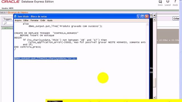 aula 2440 PL SQL TRIGGER Controlando Dia DY SYSDATE смотреть онлайн