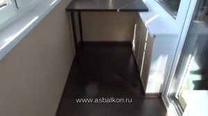 Внутренняя отделка балкона