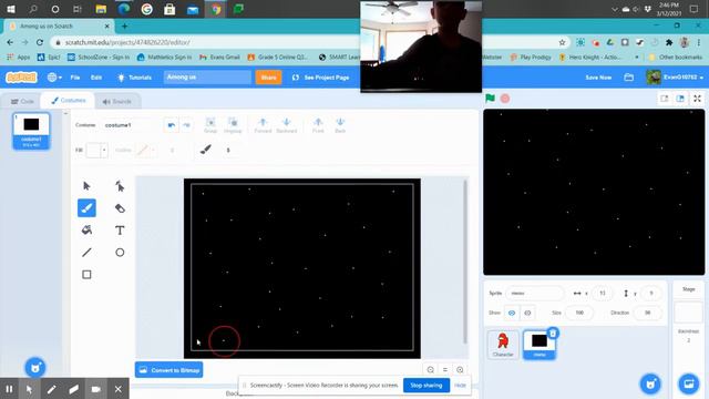 How to make Among us In scratch 1 смотреть онлайн