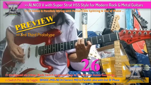 33 Sounds from Super HSS Strat w/ Alnico V смотреть онлайн