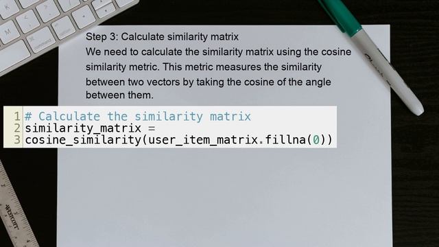 How to build a basic collaborative filtering recommender system in Python using machine learning te смотреть онлайн