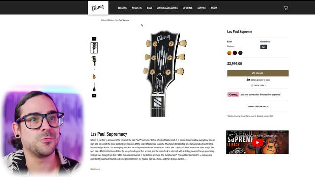 The New Gibson Les Paul Supreme | The Greatest 2023 Comeback смотреть онлайн