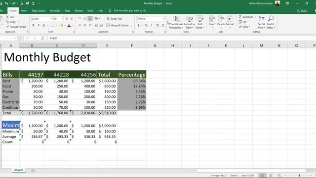 Excel 15 : Formatting Data Part 2 - Format Painter, Styles, Merge and Center, Conditional Formattin смотреть онлайн
