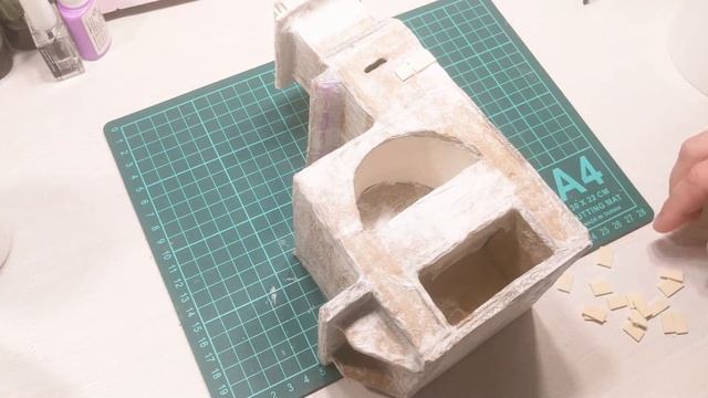 Как сделать русскую печь из картона своими руками. Миниатюра. Diy смотреть онлайн