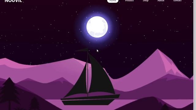 Make a Scrolling Website using Html & CSS & Javascript | تصميم موقع الكتروني смотреть онлайн