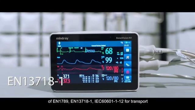 Монитор пациента новой линейки Mindray BeneVision N1 смотреть онлайн