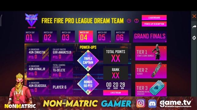 Free Fire Pro League Dream Team | Day 4 Best Team FFPL | How To Complete, Kaise Karen Full Details смотреть онлайн