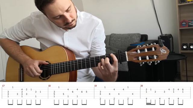 Toss A Coin To Your Witcher Fingerstyle Guitar TAB смотреть онлайн