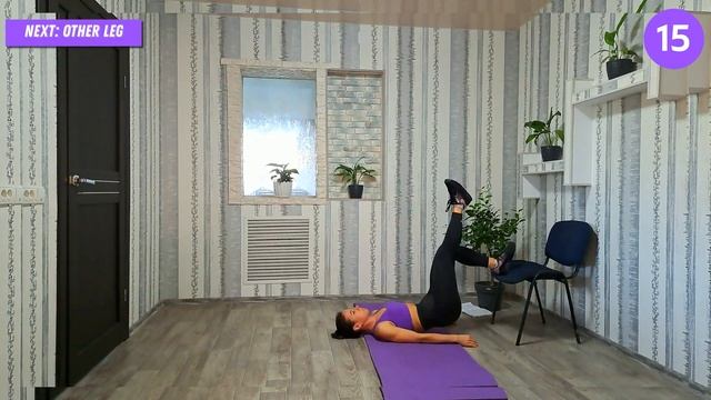 ?АДСКАЯ ТРЕНИРОВКА НОГ И ЯГОДИЦ Дома - без оборудования / 9 / HELL LEG AND BUTT WORKOUT At home смотреть онлайн